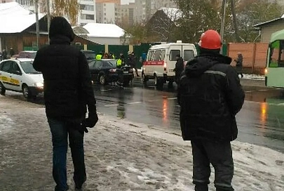 Фотофакт: на улице Полесской сбили пешехода